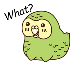 Happy Kakapo 4 Eng sticker #9866727