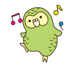 Happy Kakapo 4 Eng sticker #9866730
