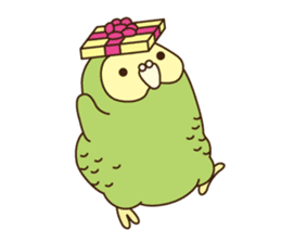 Happy Kakapo 4 Eng sticker #9866733