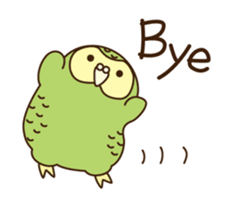 Happy Kakapo 4 Eng sticker #9866735