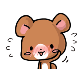 Rabbit and Bear's love sticker sticker #9866946