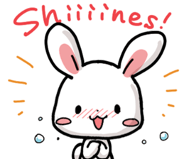 Rabbit and Bear's love sticker sticker #9866950