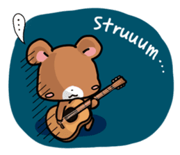 Rabbit and Bear's love sticker sticker #9866967