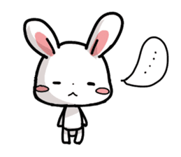 Rabbit and Bear's love sticker sticker #9866969