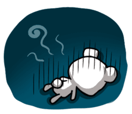 Rabbit and Bear's love sticker sticker #9866971