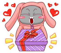 CatRabbit ; Valentine sticker #9867021