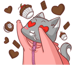 CatRabbit ; Valentine sticker #9867031