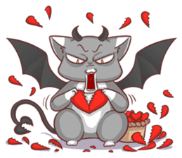 CatRabbit ; Valentine sticker #9867041