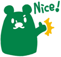 boss bear playing bassoon sticker #9867056