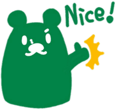 boss bear playing bassoon sticker #9867056