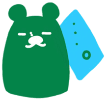 boss bear playing bassoon sticker #9867059