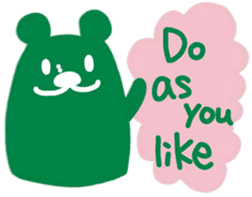 boss bear playing bassoon sticker #9867060