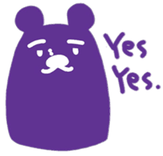 boss bear playing bassoon sticker #9867061