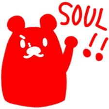 boss bear playing bassoon sticker #9867062