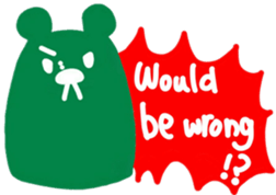 boss bear playing bassoon sticker #9867066