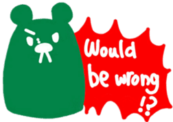 boss bear playing bassoon sticker #9867066