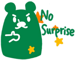 boss bear playing bassoon sticker #9867067