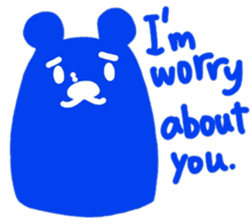 boss bear playing bassoon sticker #9867068