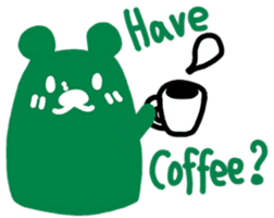 boss bear playing bassoon sticker #9867072