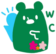 boss bear playing bassoon sticker #9867074