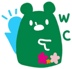 boss bear playing bassoon sticker #9867074