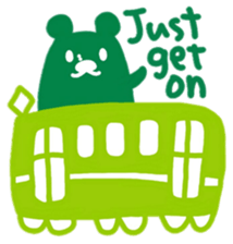 boss bear playing bassoon sticker #9867076