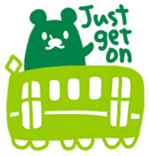 boss bear playing bassoon sticker #9867076