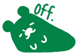 boss bear playing bassoon sticker #9867085