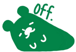 boss bear playing bassoon sticker #9867085