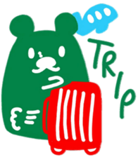 boss bear playing bassoon sticker #9867094