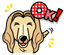 iinu - Afghan Hound sticker #9867176