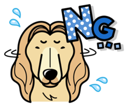 iinu - Afghan Hound sticker #9867177