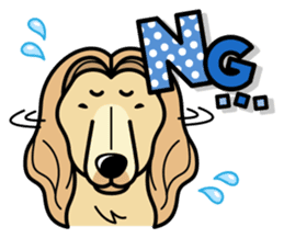 iinu - Afghan Hound sticker #9867177