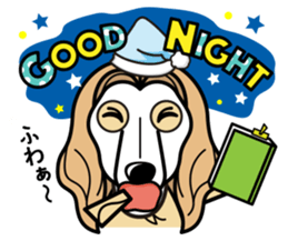 iinu - Afghan Hound sticker #9867205