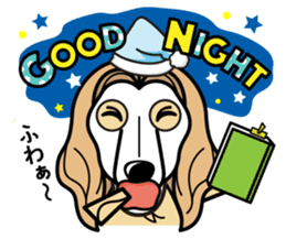 iinu - Afghan Hound sticker #9867205