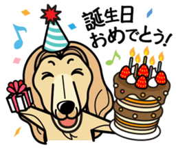 iinu - Afghan Hound sticker #9867211