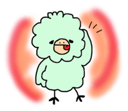 The mochi-bird sticker #9867262