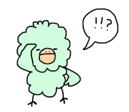 The mochi-bird sticker #9867265