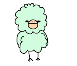 The mochi-bird sticker #9867268