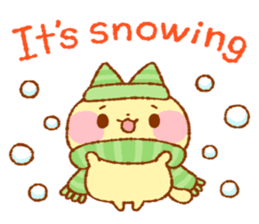 Winter of Purupuru and Nukunuku (Eng) sticker #9867344