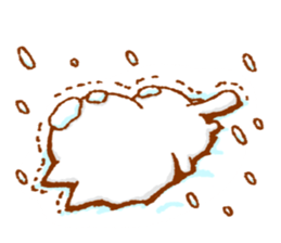 Winter of Purupuru and Nukunuku (Eng) sticker #9867370