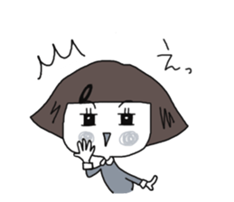 Kodemari-chan sticker #9867542