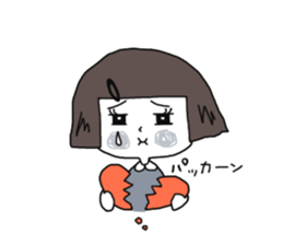 Kodemari-chan sticker #9867548