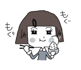 Kodemari-chan sticker #9867561