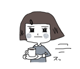 Kodemari-chan sticker #9867562