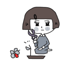 Kodemari-chan sticker #9867564