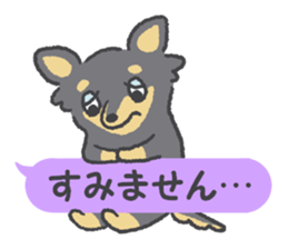 Small Chihuahua dog sticker #9868145