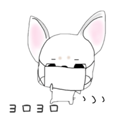 French bulldog wanko Ume 4 sticker #9868829