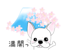 French bulldog wanko Ume 4 sticker #9868833