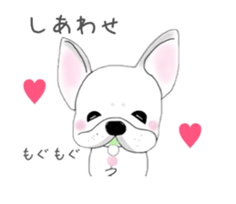 French bulldog wanko Ume 4 sticker #9868835